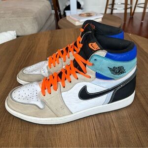 Air Jordan 1 High Prototype Nike Retro OG DC6515-100 White Multi Men’s Size 12